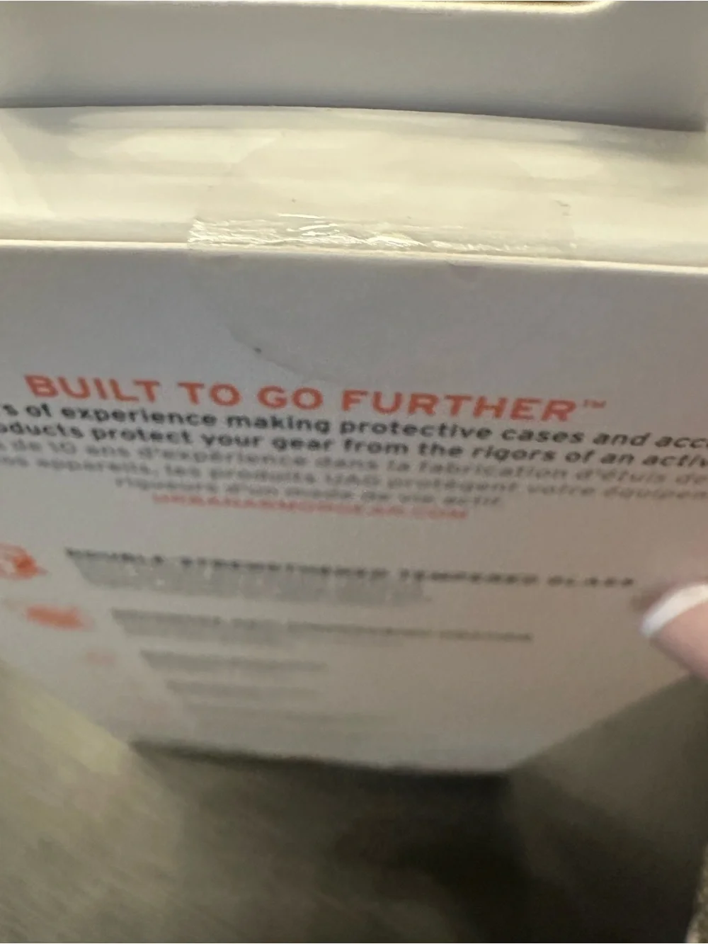 NWT-UAG Glass Shield Tempered Screen Protector for iPhone 16/15 — Clear